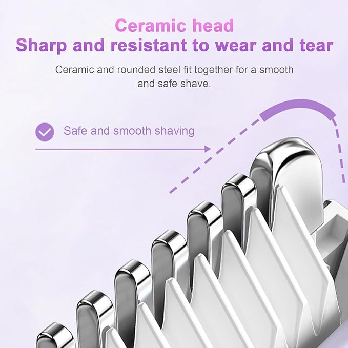 Double Head Electric Shaver for Men & Women – Rechargeable & Waterproof